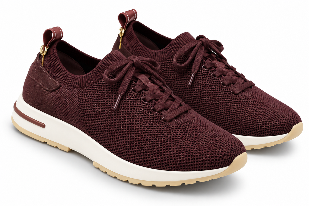 Loro Piana 360 LP Flexy Walk Sneakers – Burgundy