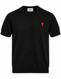 AMI de Coeur Knit T-Shirt – Black
