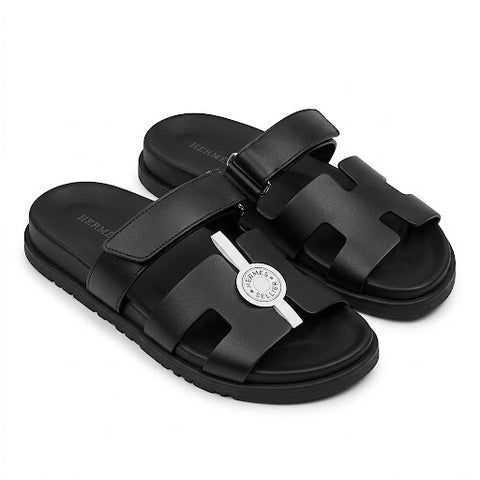 Hermès Chypre Sandals – Black