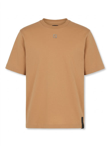 Fendi FF Logo T-Shirt – Camel
