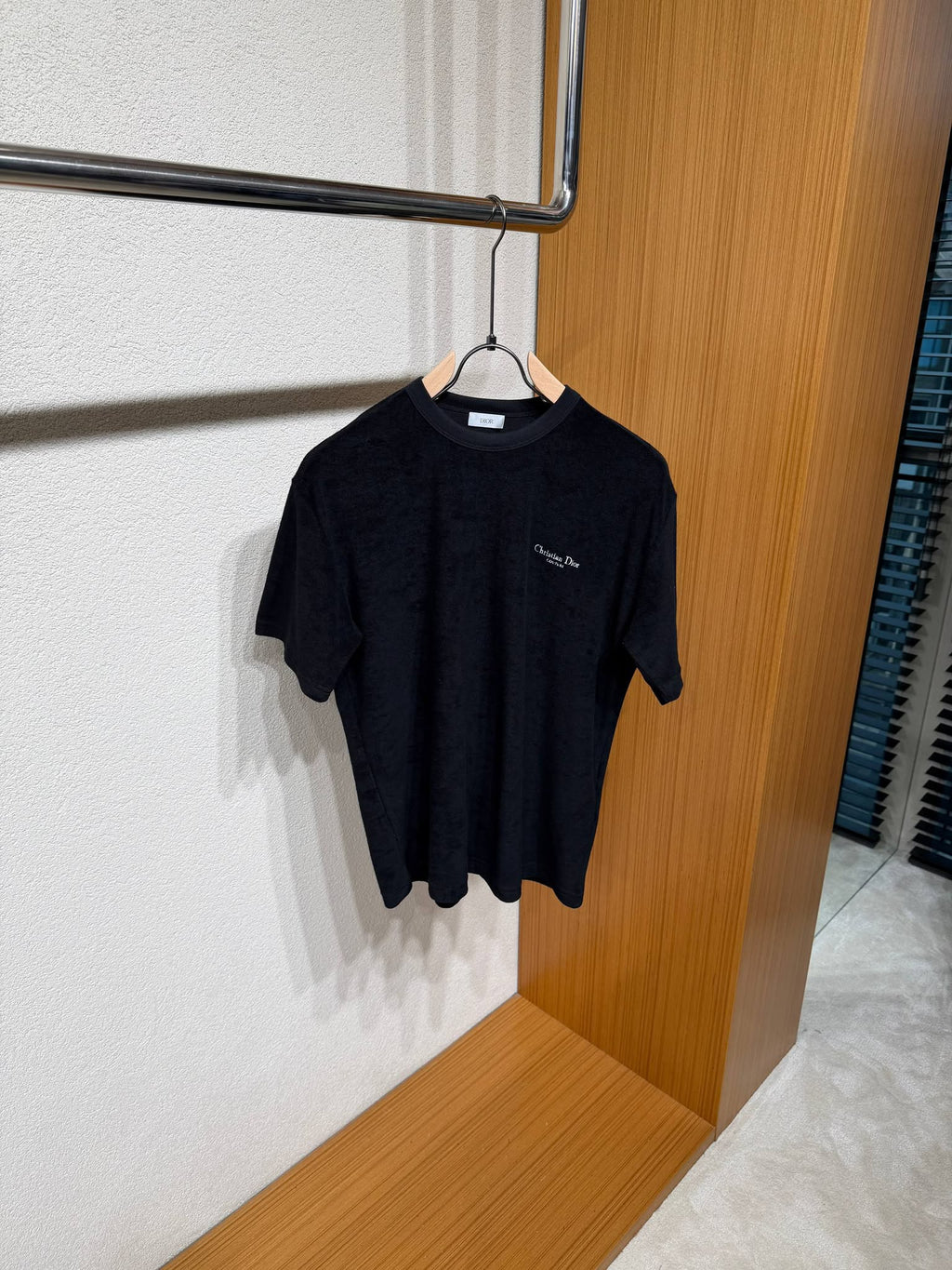 Dior Christian Dior Couture Textured T-Shirt – Black