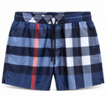 Burberry Check Drawstring Swim Shorts – Navy Blue