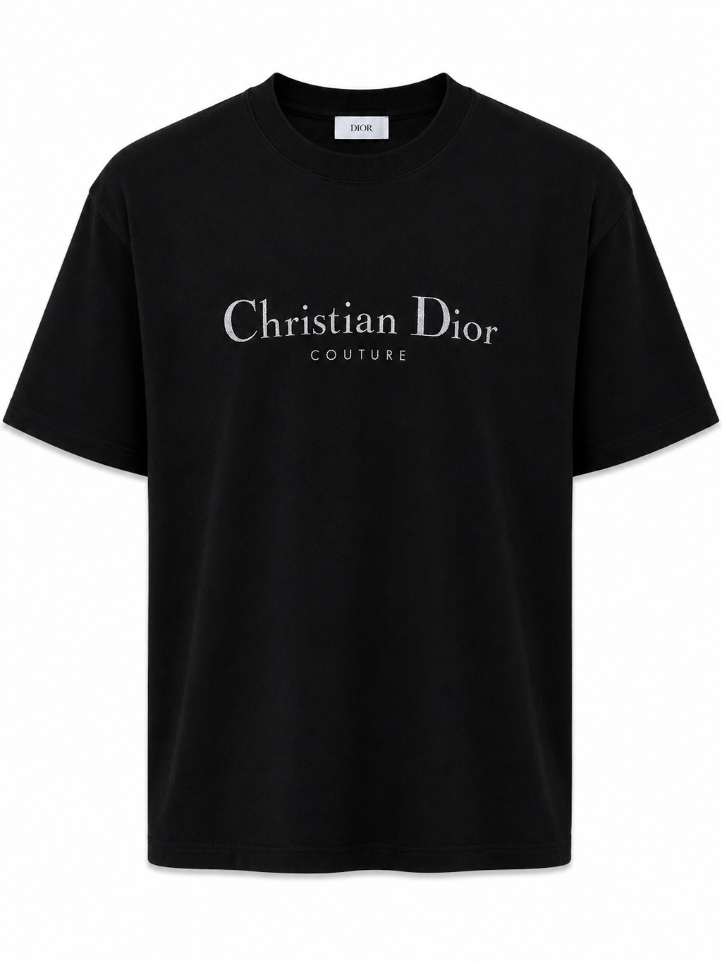 Christian Dior Couture Logo T-Shirt – Black