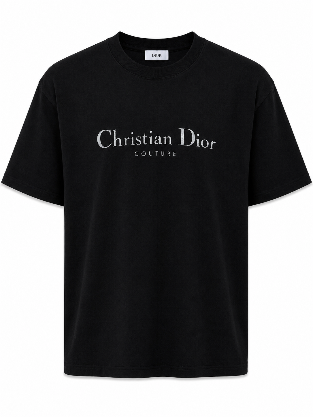 Christian Dior Couture Logo T-Shirt – Black