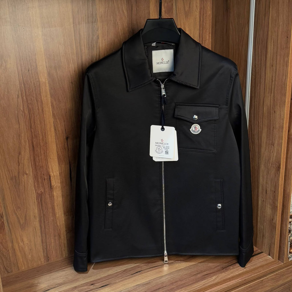 Moncler Black Zip-Up Jacket