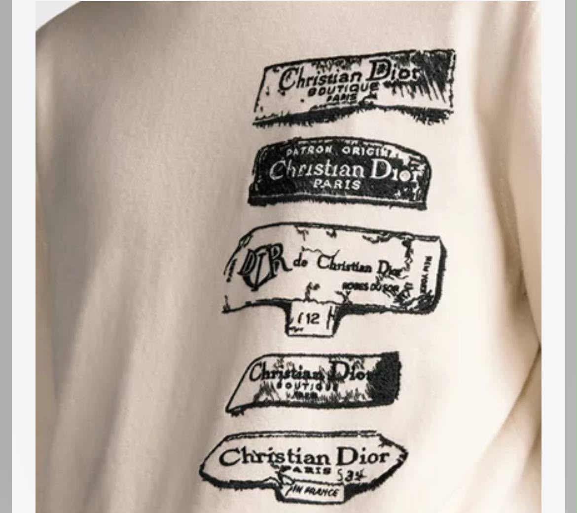 Dior Christian Dior Graphic Knit Sweater – Cream