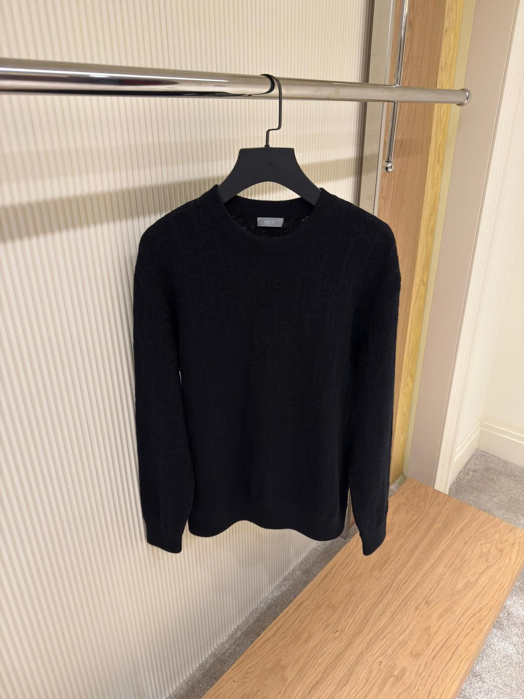 Dior Oblique Black Jacquard Sweater