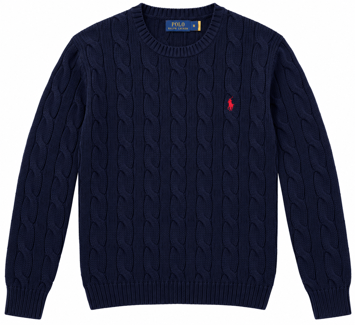 Polo Ralph Lauren Navy Cable-Knit Sweater