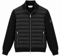 Moncler Black Quilted Knit Jacket