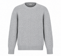 Dior Oblique Grey Knitted Sweater
