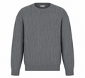 Dior Oblique Dark Grey Jacquard Sweater