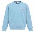 Moncler Light Blue Logo Patch Crewneck Sweatshirt