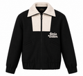 Louis Vuitton Black & Cream Zip-Up Jacket