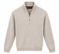 Loro Piana Light Beige Half-Zip Sweater