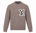 Louis Vuitton LV Intarsia Crewneck Sweater – Taupe Brown