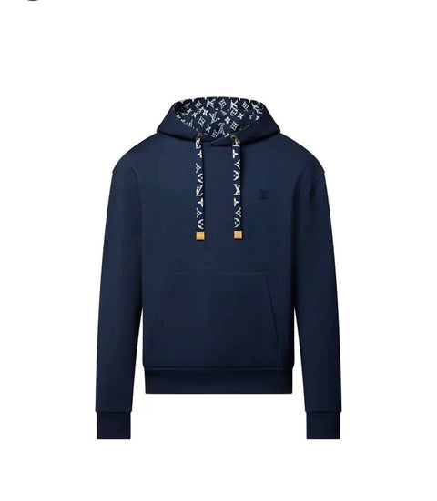 Louis Vuitton Navy Blue Monogram Hoodie