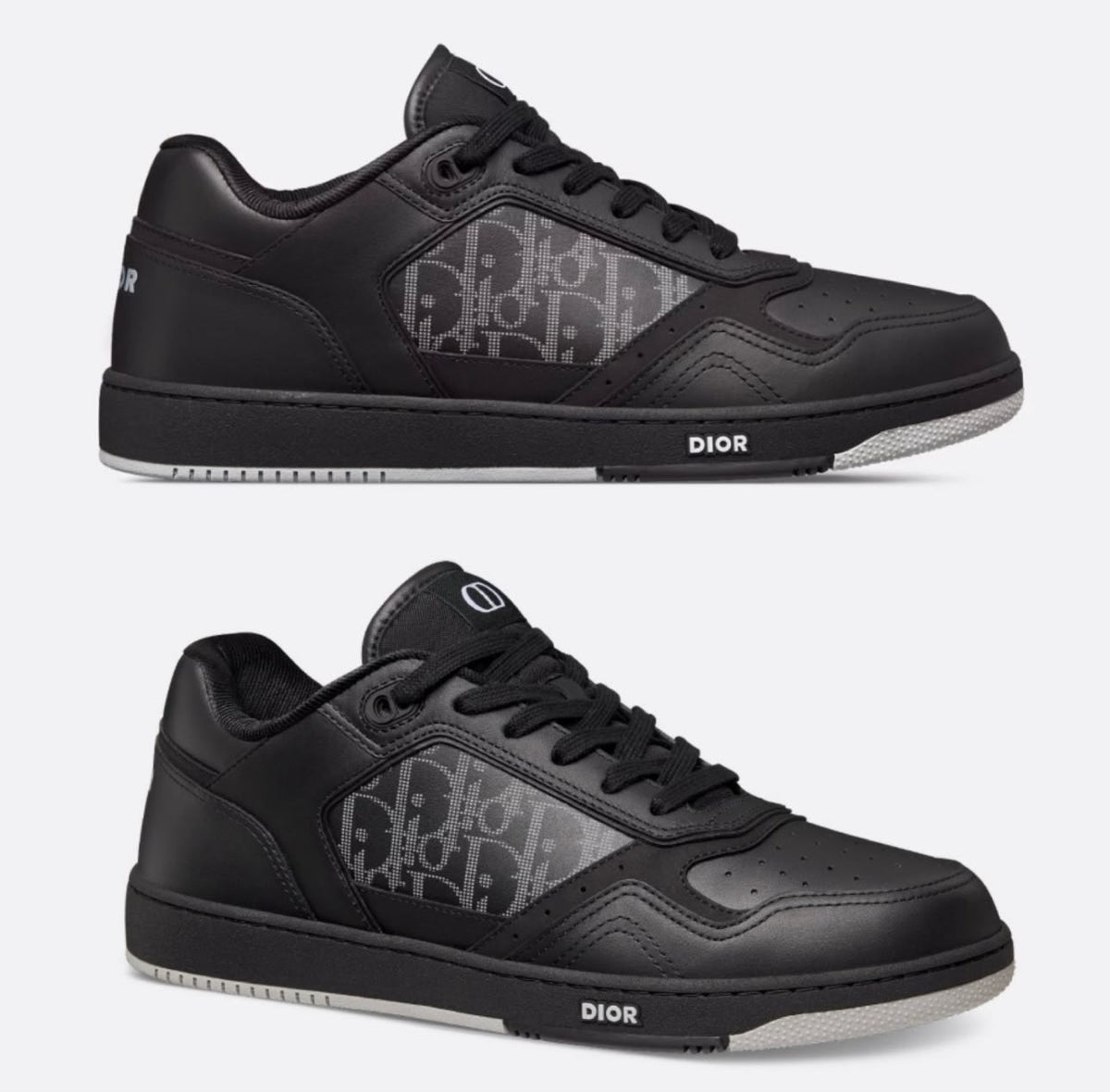 Dior B27 Oblique Low-Top Sneakers – Black