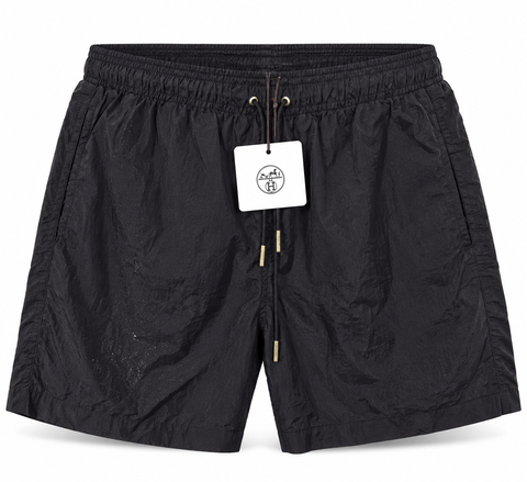 Hermès Drawstring Swim Shorts – Black