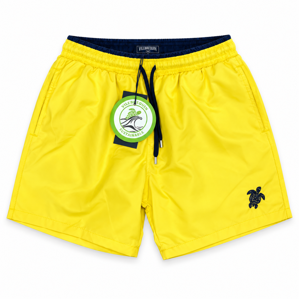 Vilebrequin Turtle Embroidered Swim Shorts – Bright Yellow