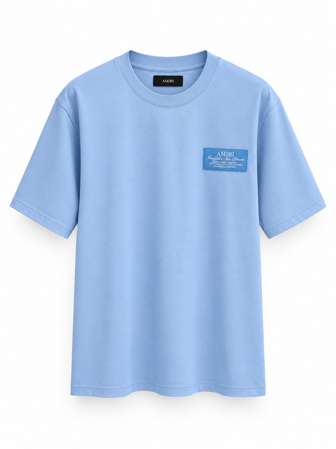 AMIRI Arts & Crafts Patch T-Shirt – Sky Blue