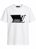 Louis Vuitton Oversized LV Logo T-Shirt – White