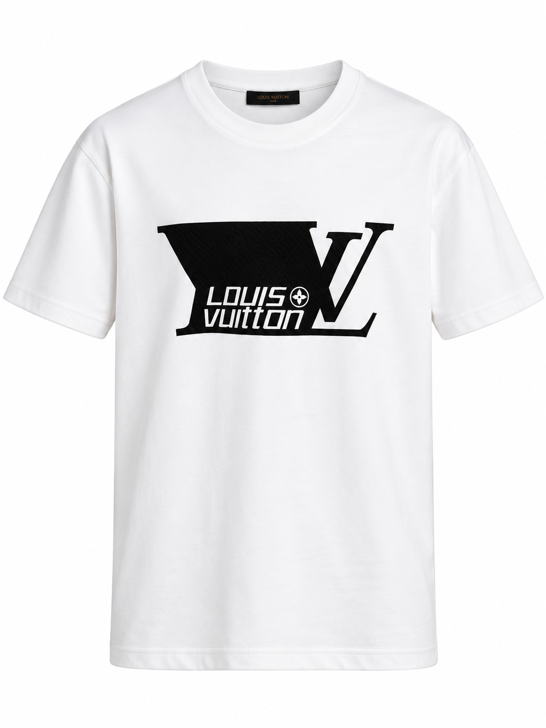 Louis Vuitton Oversized LV Logo T-Shirt – White