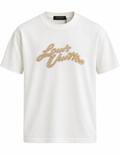 Louis Vuitton Embroidered Script T-Shirt – White