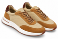 Loro Piana Mixed-Material Runner Sneakers – Camel & Sand