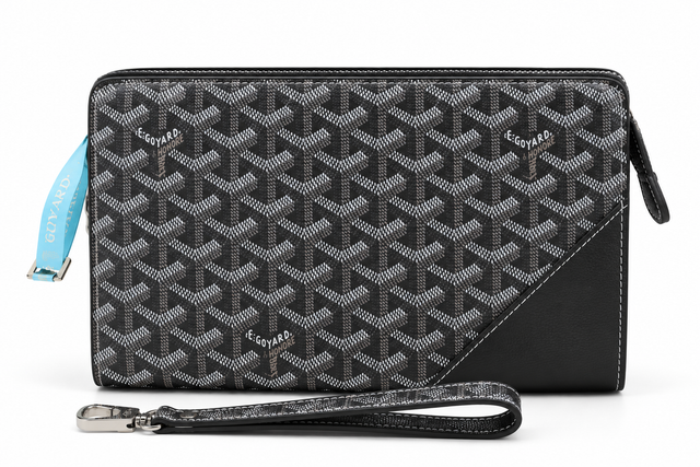 Goyard Senat MM Pouch – Black & White
