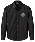 Dolce & Gabbana DG Monogram Long-Sleeve Shirt – Black