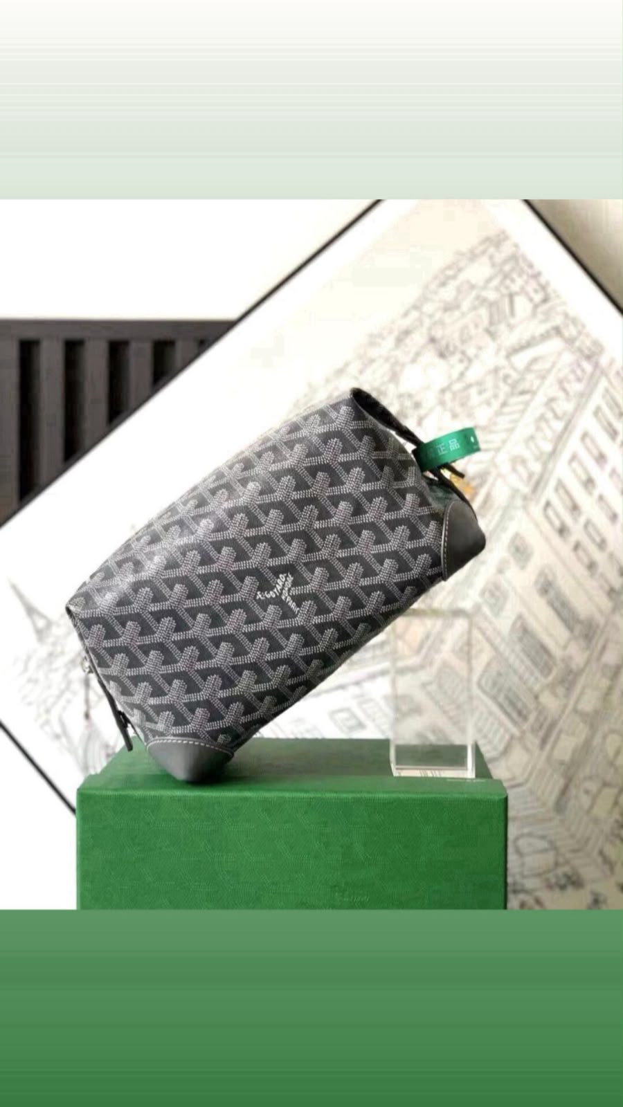 Goyard Toiletry Pouch – Grey
