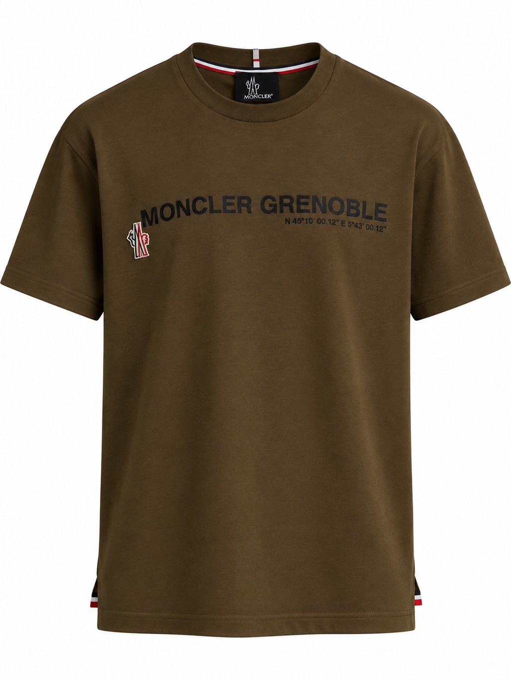 Moncler Grenoble Logo T-Shirt – Olive Brown