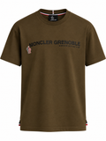 Moncler Grenoble Logo T-Shirt – Olive Brown