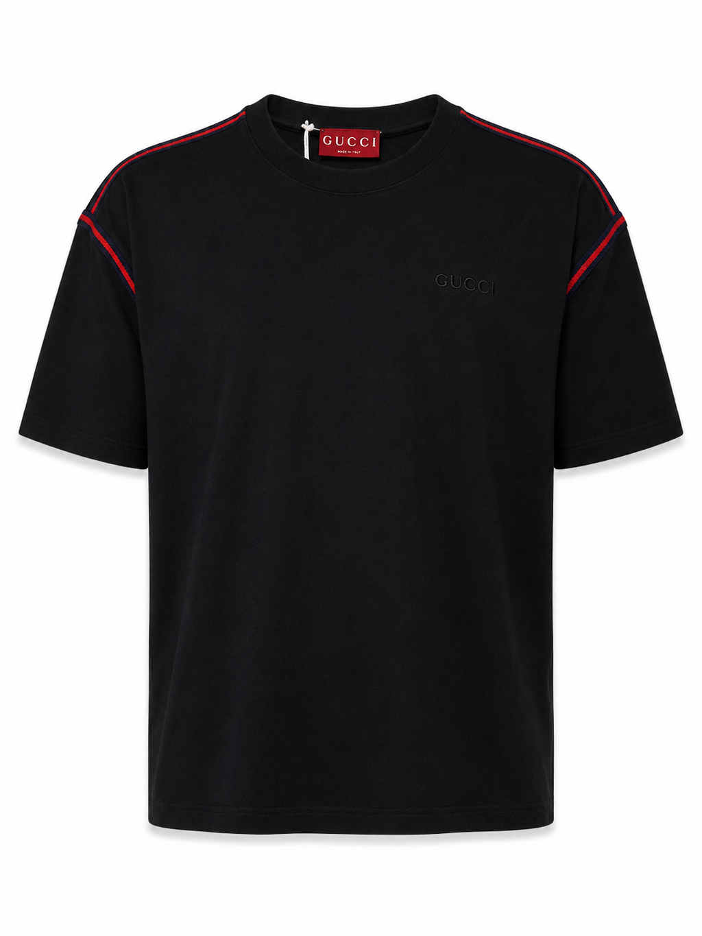 Gucci Web Stripe T-Shirt – Black