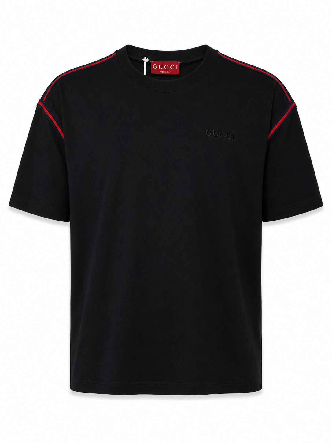 Gucci Web Stripe T-Shirt – Black