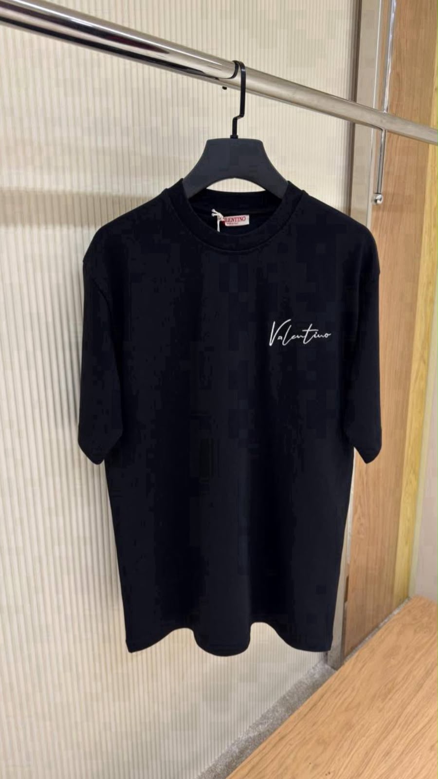 Valentino Signature Logo T-Shirt – Black