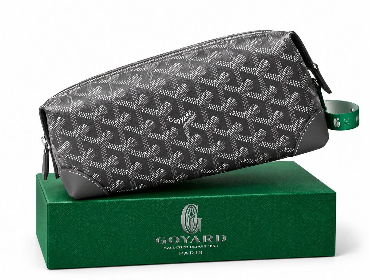 Goyard Toiletry Pouch – Grey