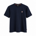 Moncler Logo Crewneck T-Shirt – Navy