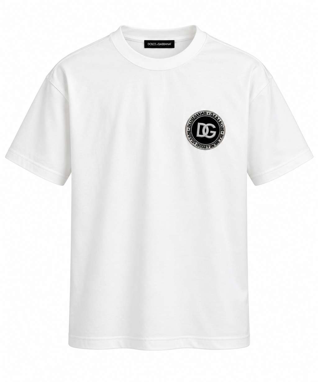 Dolce & Gabbana DG Emblem T-Shirt – White
