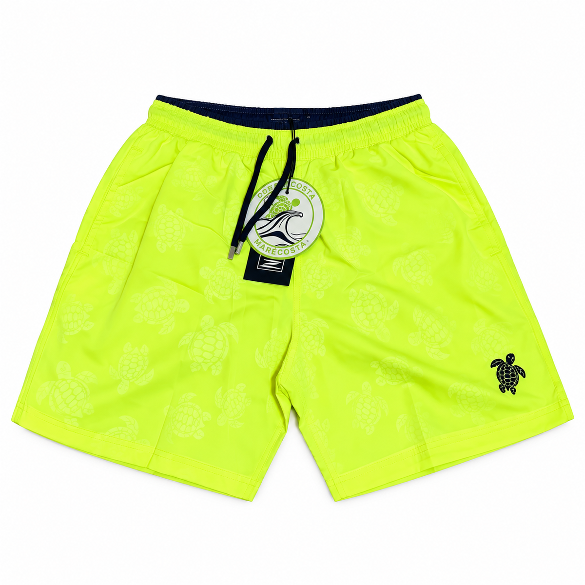 Vilebrequin Turtle Print Swim Shorts – Neon Chartreuse