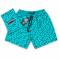 Vilebrequin Mini Turtle Print Swim Shorts with Pouch – Turquoise