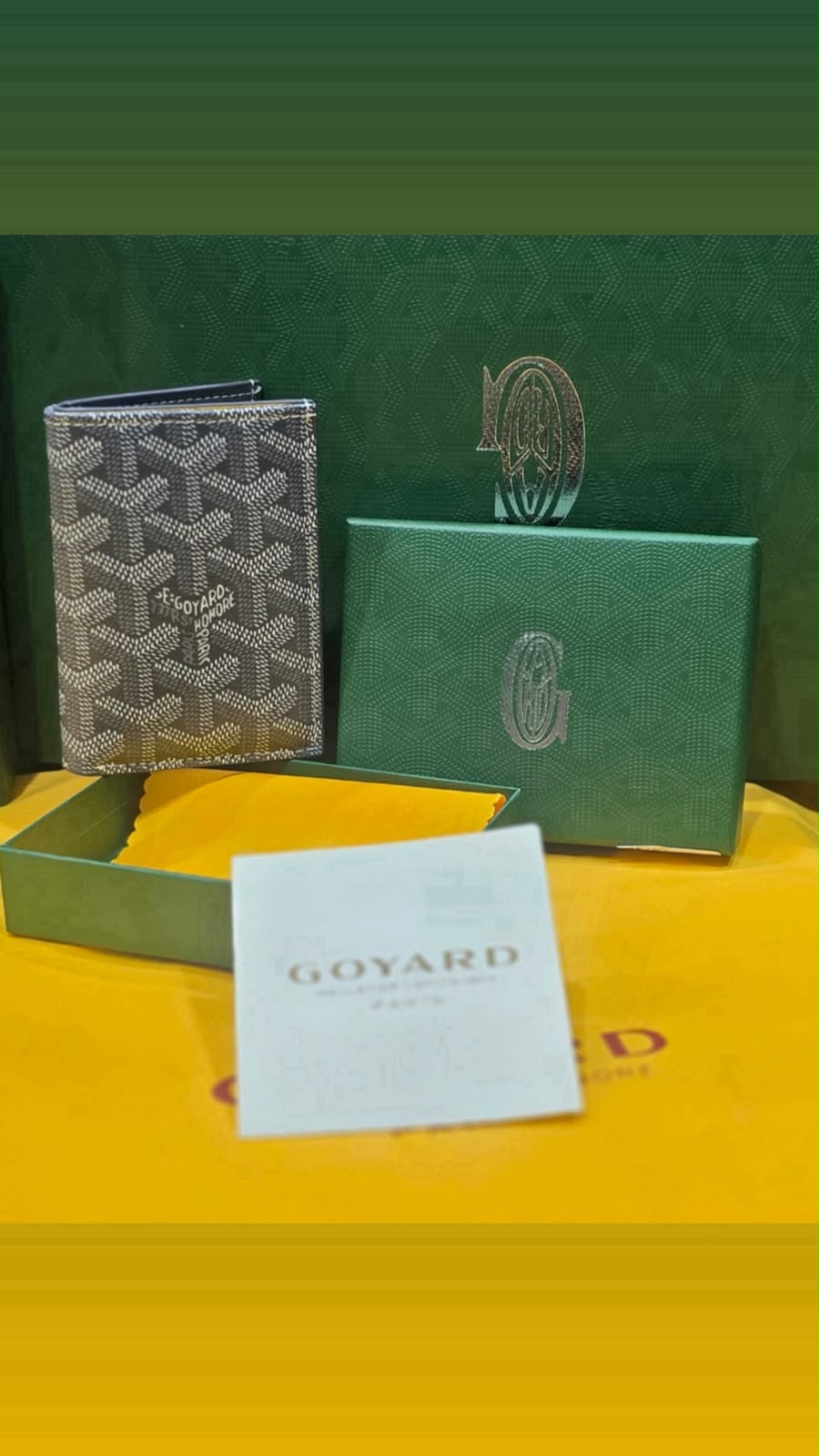 Goyard Saint Florentin Bifold Wallet – Black & Silver