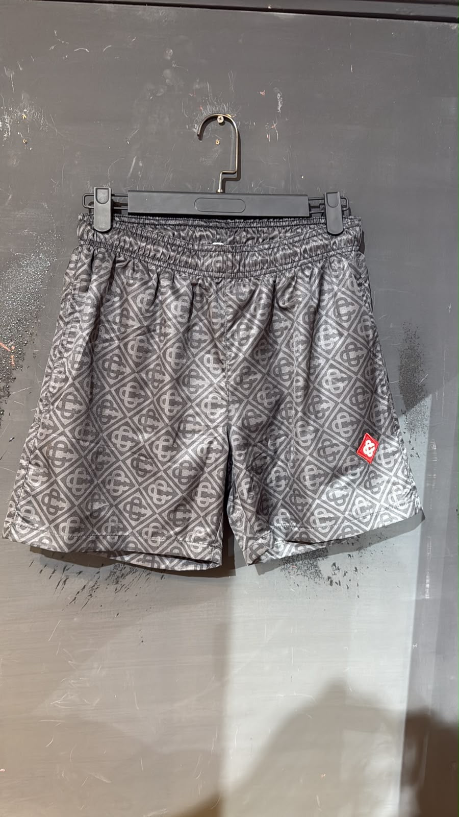 Casablanca Monogram Swim Shorts – Charcoal Grey