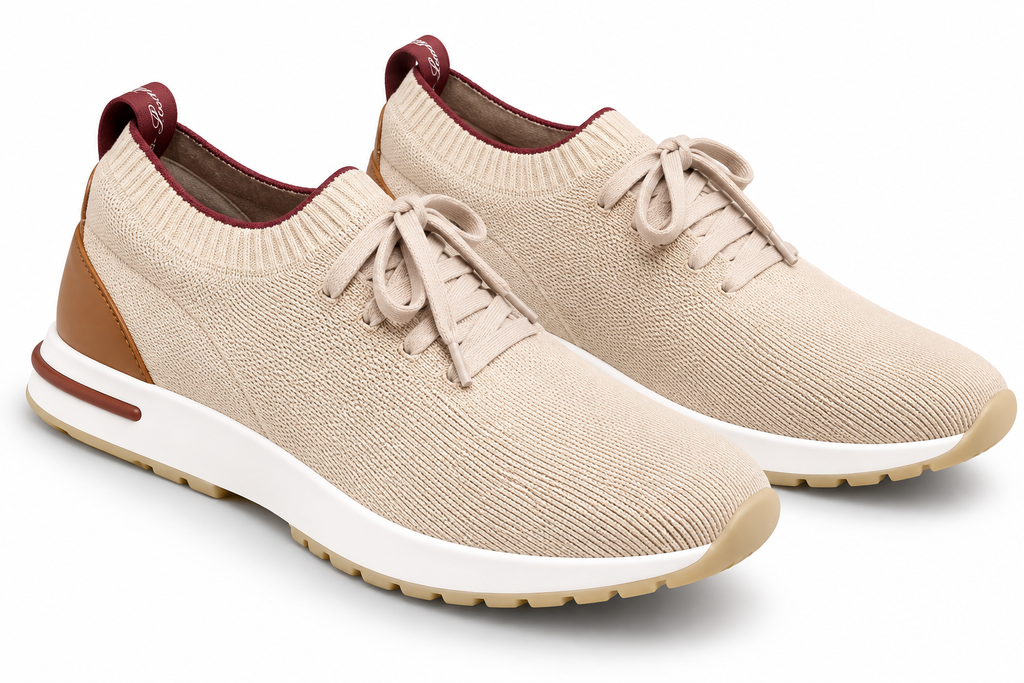 Loro Piana 360 LP Flexy Walk Sneakers – Beige & Tan