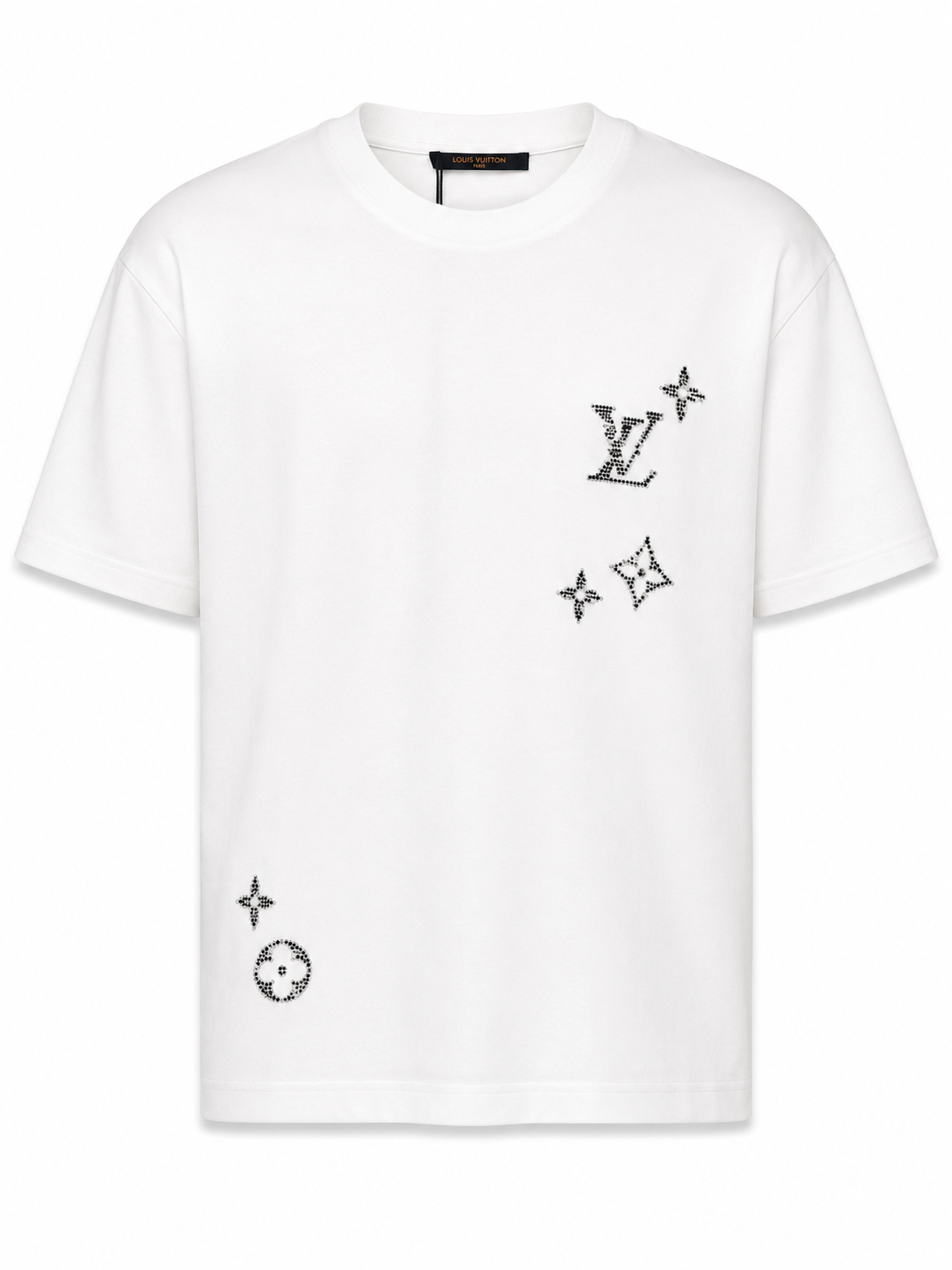 Louis Vuitton Crystal Monogram T-Shirt – White