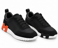Hermès Bounce Low-Top Sneakers – Black, White & Orange