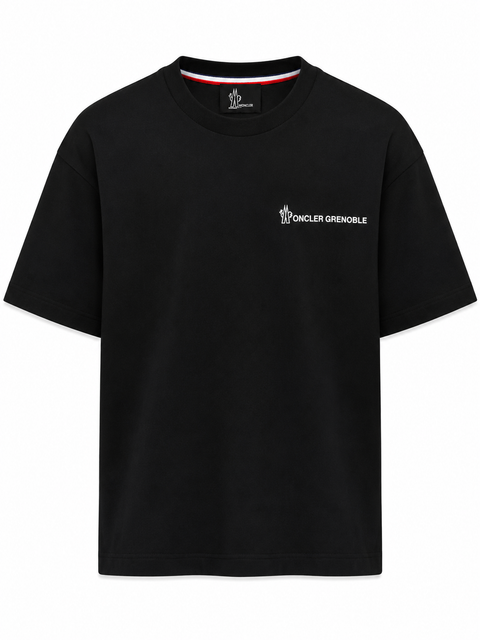 Moncler Grenoble Logo T-Shirt – Black
