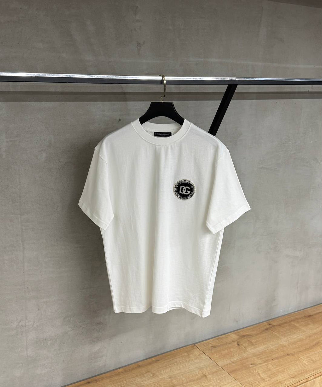 Dolce & Gabbana DG Emblem T-Shirt – White