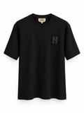HERMÈS H Logo Cotton T-Shirt – Black
