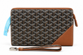 Goyard Senat MM Pouch – Black & Tan